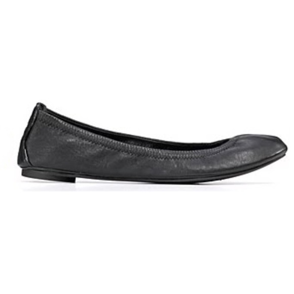 Tory Burch Eddie Scrunch Ballet Flats in Black (Size 9.5) - Picture 1 of 5